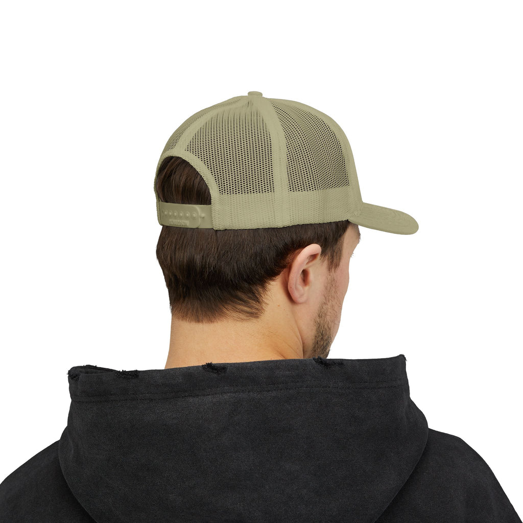 Mountain Patch Trucker Cap — TWJ Embroidered Snapback