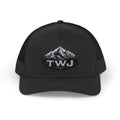 Mountain Patch Trucker Cap — TWJ Embroidered Snapback