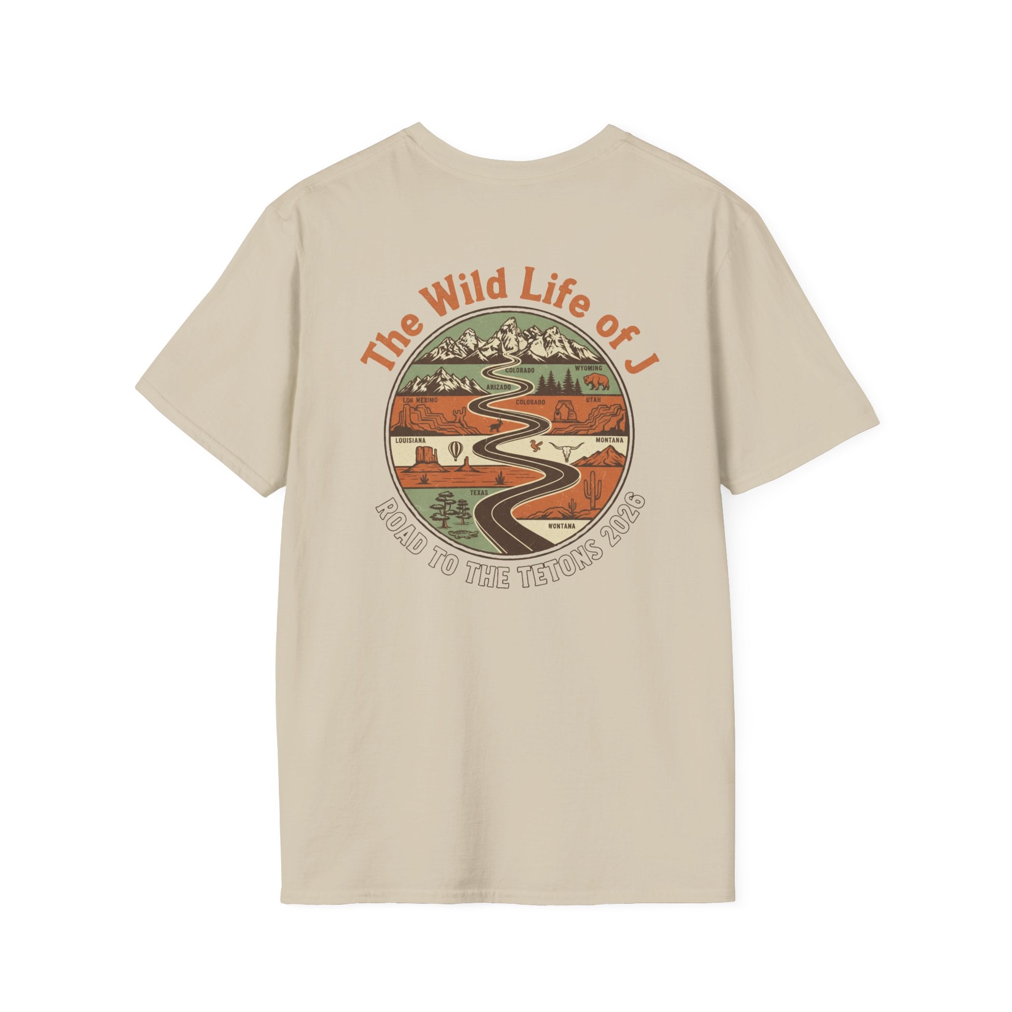 The Wild Life of J graphic tee | T-Shirt