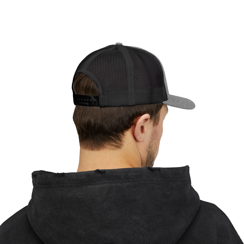 Mountain Patch Trucker Cap — TWJ Embroidered Snapback